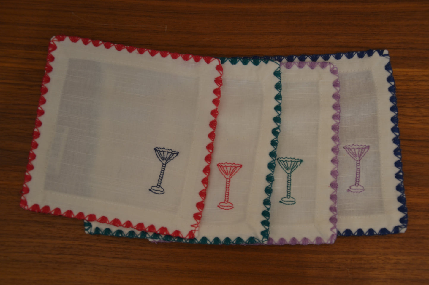 &Klevering - Serviettes à cocktail zigzag